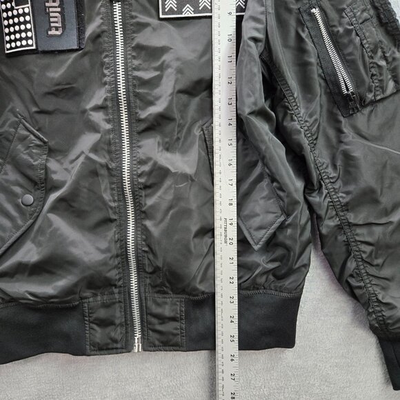 VINTAGE Alpha Industries Men Jacket M Flight Flyer MA1 Intermediate Twitch - Picture 3 of 14